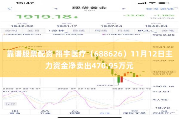 靠谱股票配资 翔宇医疗（688626）11月12日主力资金净卖出470.95万元