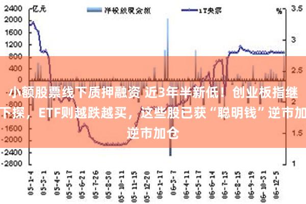 小额股票线下质押融资 近3年半新低！创业板指继续下探，ETF则越跌越买，这些股已获“聪明钱”逆市加仓